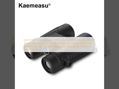 Ống nhòm Kaemeasu C Model đen 10x42 HD Chống thấm nước cho người lớn, Ống nhòm để xem chim và đi bộ đường dài, Quang học với Lăng kính BAK4, Thân hợp kim magiê chống sốc, Tầm nhìn rõ ràng và sáng