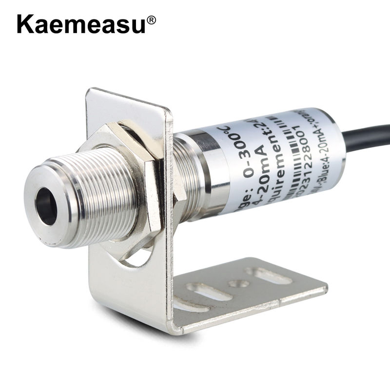 Kaemeasu 4 ~ 20mA cảm biến nhiệt độ thép không gỉ công nghiệp nhiệt độ cao Infrared Pyrometer Transmitter
