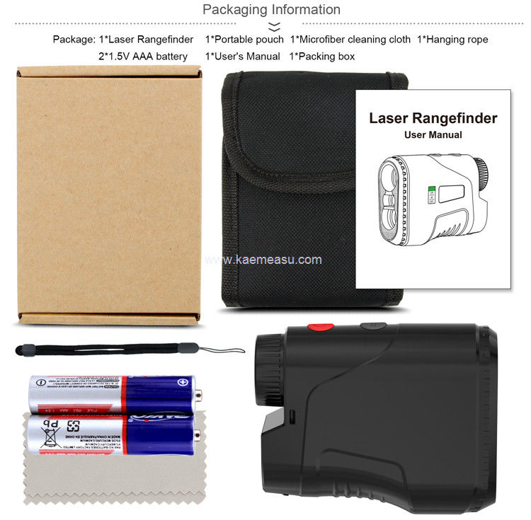 Kaemeasu OEM ODM 800Y Rangefinder Golf Hunting Shooting Laser Range Finder Kính viễn vọng quang học D800