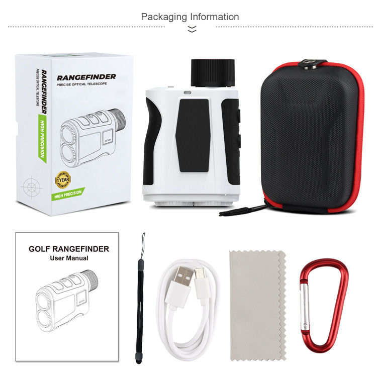 Kaemeasu 1000m Laser Rangefinder Lắp đầy màn hình LCD Golf Rangefinder với Magnetic Adsorption H1000H