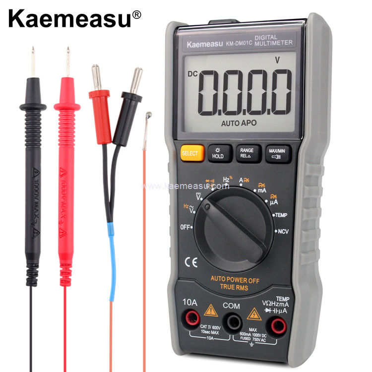 Kaemeasu 01C màn hình LCD Avometer Digital Multimeter AC DC Voltage True RMS Testing