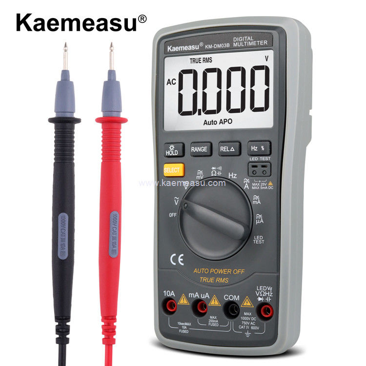 Kaemeasu 03B Máy đa số điện tử công nghiệp chính xác cao thông minh chống cháy 1000V AC DC Digital Multimeter