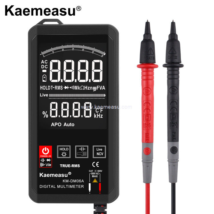 Kaemeasu EBTN Hiển thị màn hình cảm ứng Digital Multimeter 6000 Count Multimeter Voltage Detector