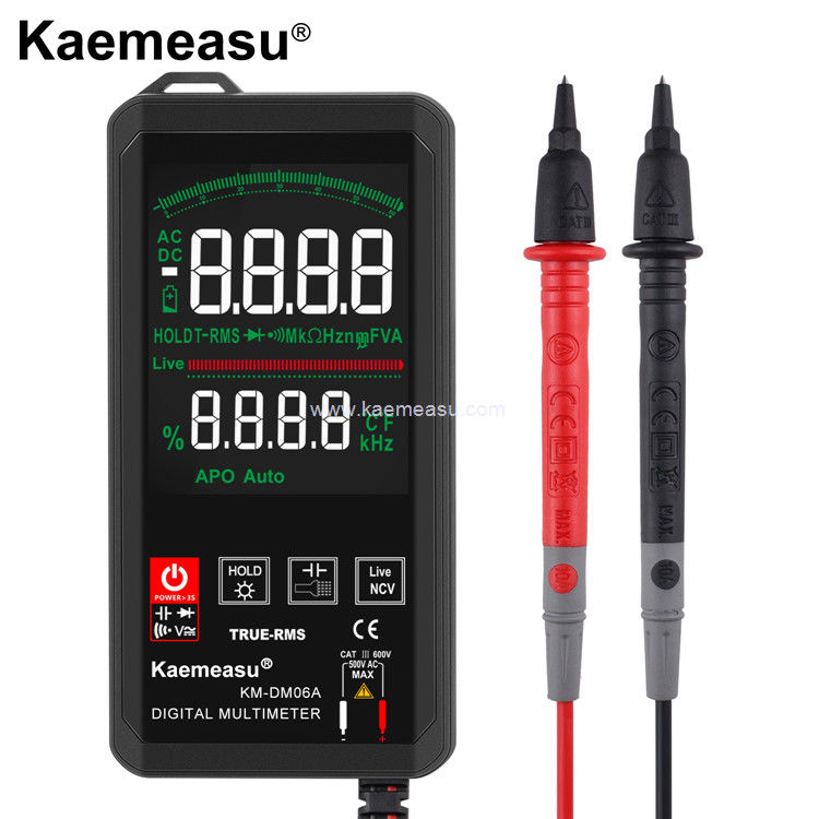 Kaemeasu 06C Color Display Multimeter Tester Điện nhân Smart Voltmeter Multimetro Digital