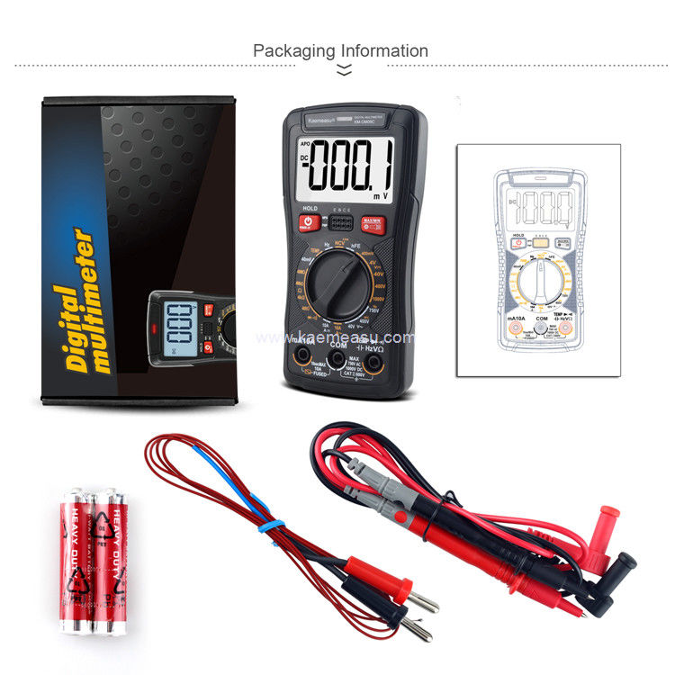 Kaemeasu 09C Điện áp hiện tại NCV Smart Digital Multimeter OEM ODM