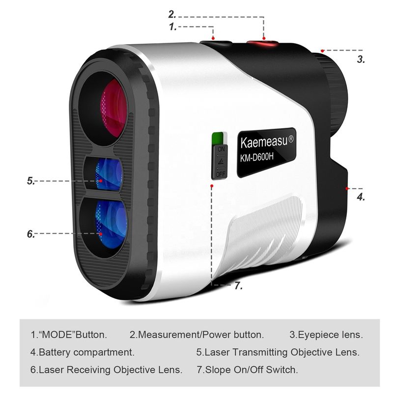 Oem rangefinder độ dốc phạm vi khoảng cách Meter Kính thiên văn nhiều chế độ Cho săn bắn rangefinder laser Golf Laser rangefinder