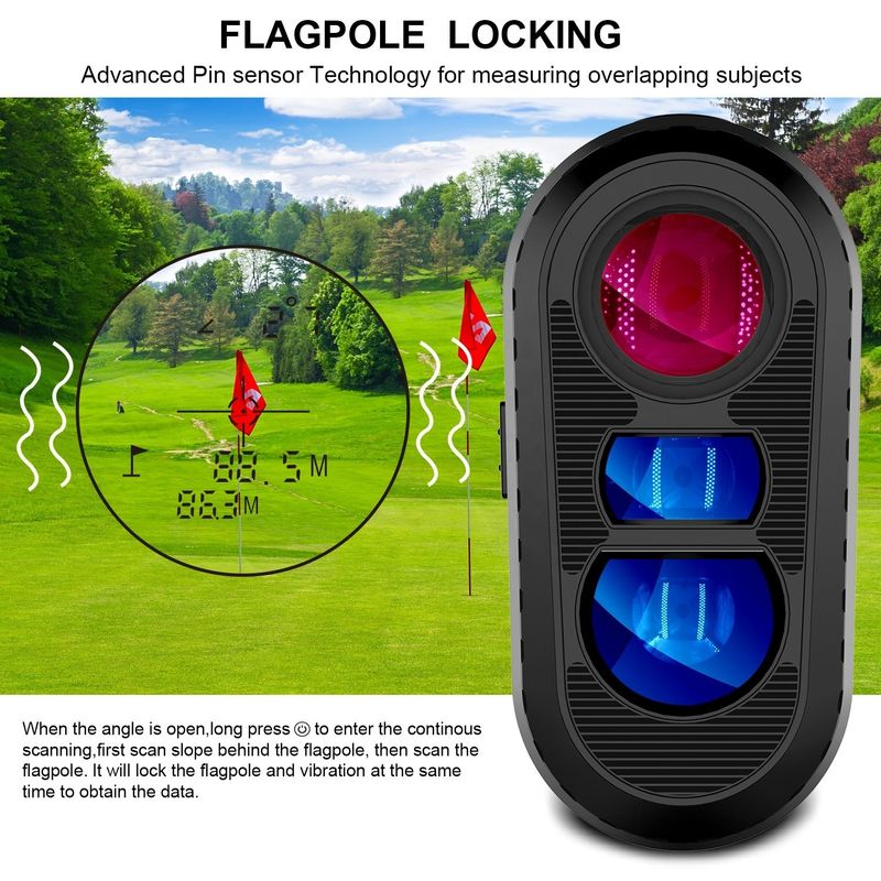OEM Kính thiên văn thể thao ngoài trời Laser Rangefinder 450M-1000M Phạm vi dốc Săn bắn Golf Distancemeter
