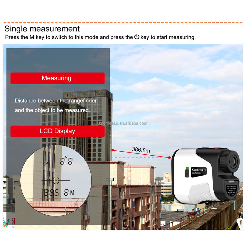 OEM Kính thiên văn thể thao ngoài trời Laser Rangefinder 450M-1000M Phạm vi dốc Săn bắn Golf Distancemeter