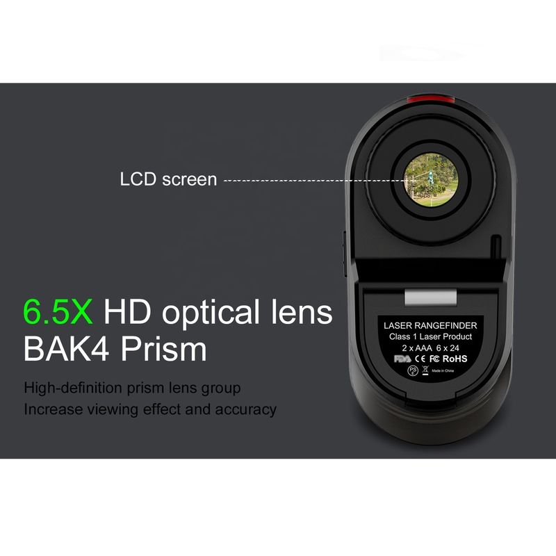 golf laser rangefinder ngoài trời thể thao săn bắn rangefinder tay kính thiên văn đo khoảng cách laser