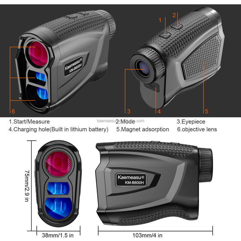 Máy đo tầm xa laser bán nóng với cờ cờ khóa rung golf máy đo tầm xa săn bắn máy đo tầm xa laser cầm tay