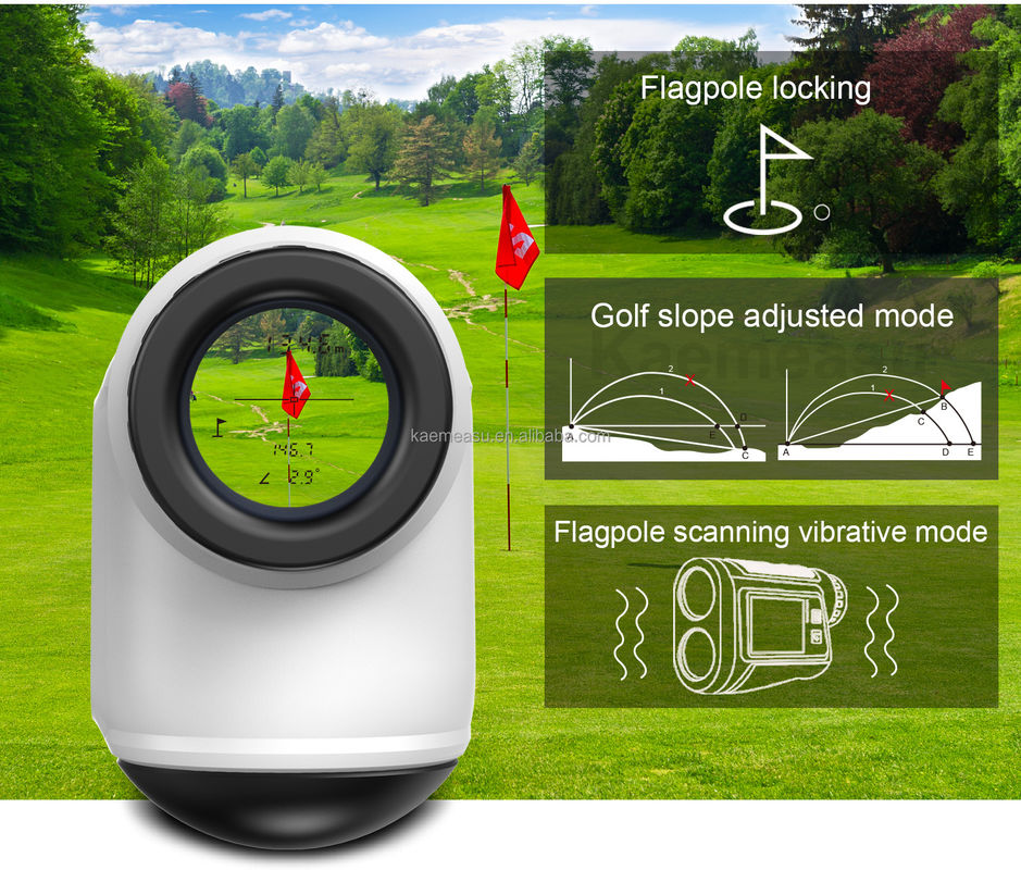 OEM 6x Rangefinder Laser Mounted Range Finder Golf Laser Range Finder Pin Lithium Lithium Tấm cảm ứng có thể sạc lại