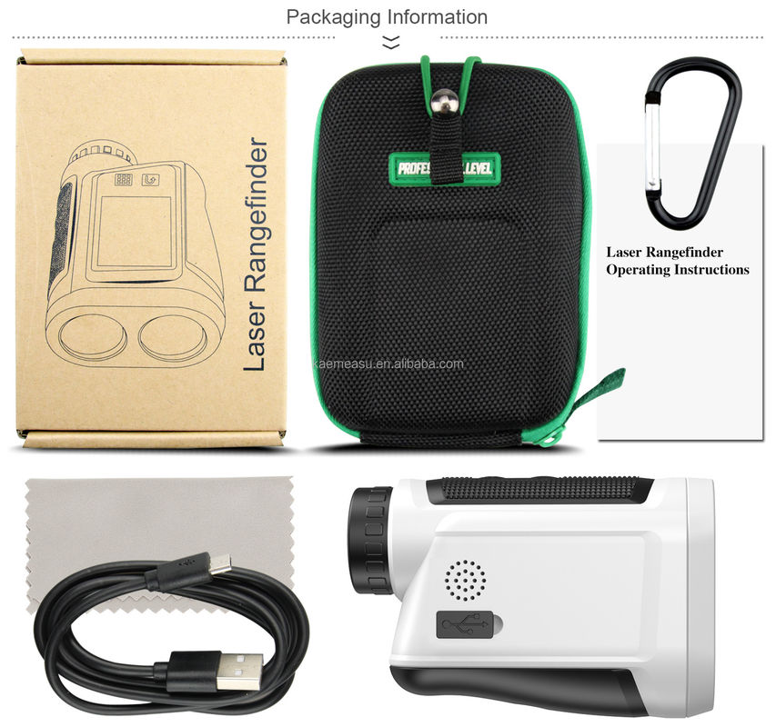 OEM 6x Rangefinder Laser Mounted Range Finder Golf Laser Range Finder Pin Lithium Lithium Tấm cảm ứng có thể sạc lại