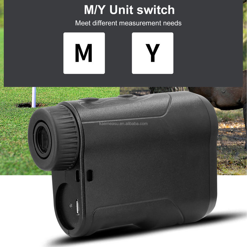 Kính viễn vọng Laser Rangefinder Đèn USB cầm tay Sạc Laser Distancemeter Monocular Golf Săn bắn Rangefinder 600M/656Yd