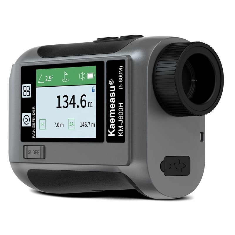 OEM/ODM Tiếng nói thông minh Golf máy đo xa bằng laser với màn hình LCD ngoài trời thể thao kính thiên văn 1200m