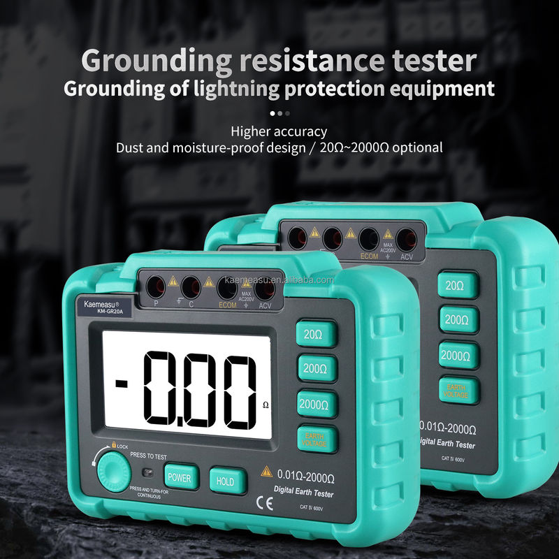 GR20A AC 200V Kiểm tra kháng đất Megohmmeter Kiểm tra kháng mạch đo Kiểm tra kháng đất Kiểm tra kháng đất