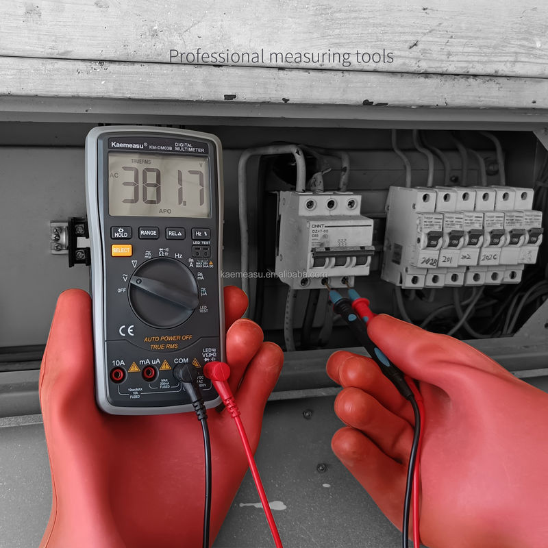 03B Máy đo đa số kỹ thuật số chuyên nghiệp DC AC Voltage Current Resistance True RMS LED Diode Test Auto Range Universal Meter