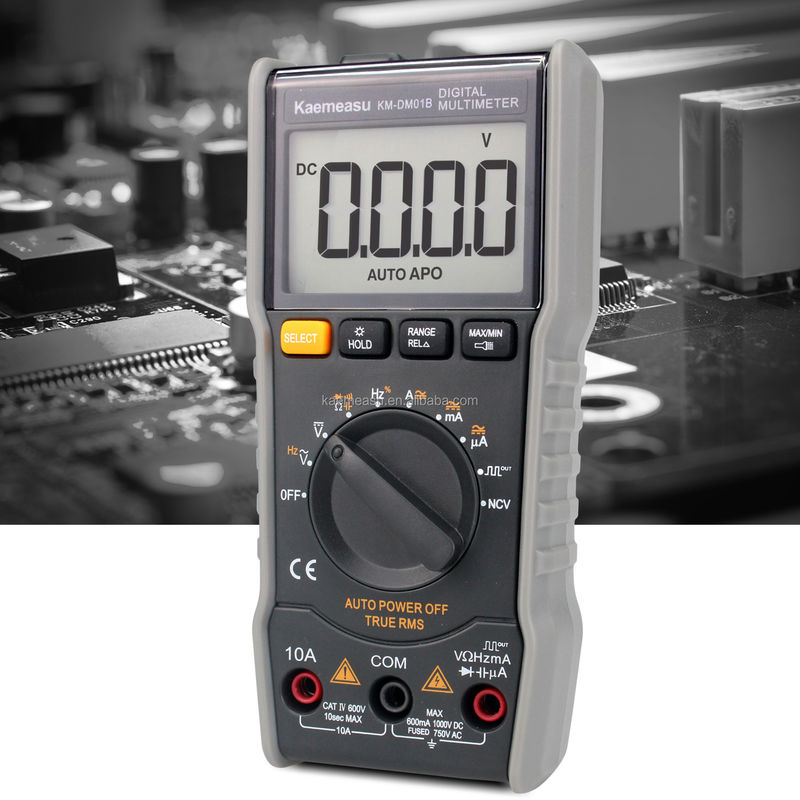 01B Electric Multitester Điện áp đo dòng điện công nghiệp Multimeter Mini di động thông minh số xe đa số