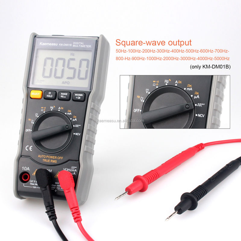 01B Electric Multitester Điện áp đo dòng điện công nghiệp Multimeter Mini di động thông minh số xe đa số