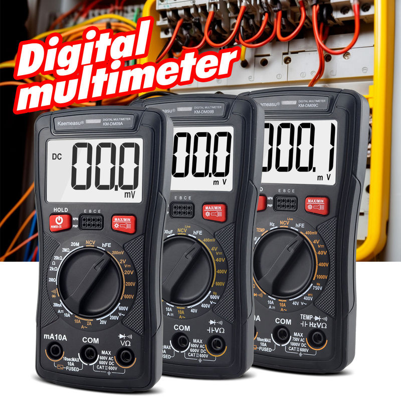 Điện áp hiện tại Multimeter tùy chỉnh chuyên nghiệp NCV đo không tiếp xúc Smart Multimeter màn hình LCD Digital Multimeter
