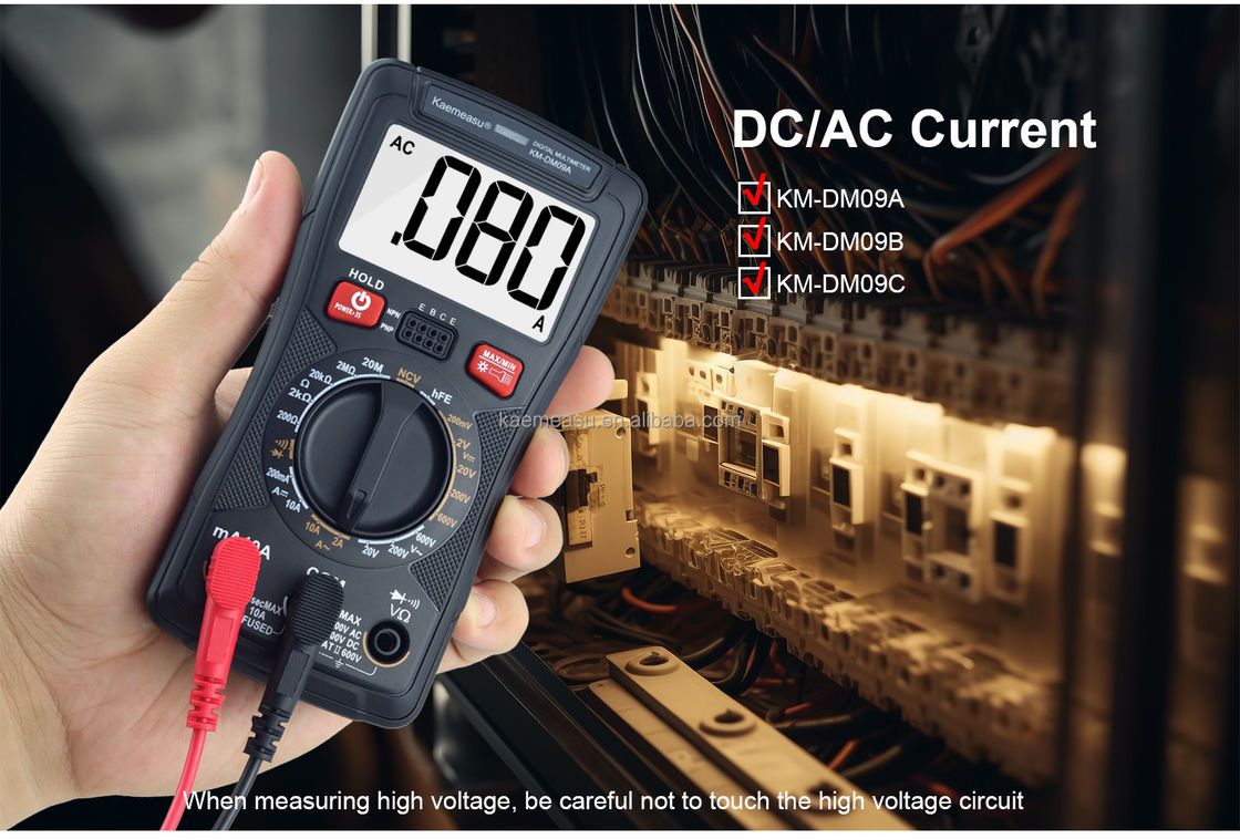 Điện áp hiện tại Multimeter tùy chỉnh chuyên nghiệp NCV đo không tiếp xúc Smart Multimeter màn hình LCD Digital Multimeter