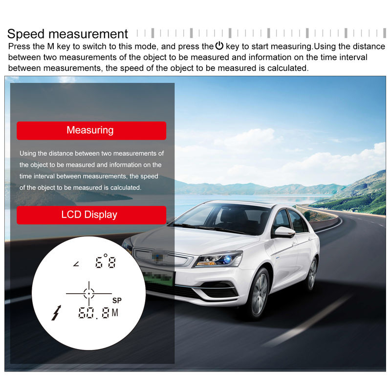 OEM Digital Laser Rangefinder Mini Long Distance Magnetic Golf Range Finder Laser Meter Kính thiên văn Săn bắn Rangefinder