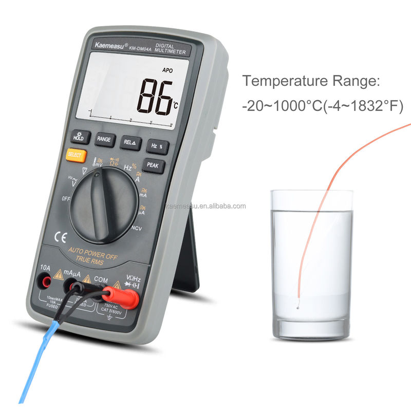 04A Clamp Meter AC DC Voltmeter kỹ thuật số Diode Test Continuity Voltage Meter Multimetro Smart Digital Multimeters