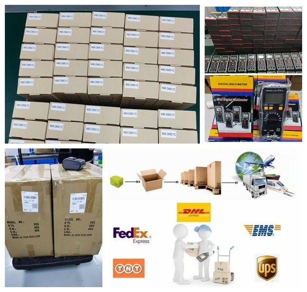 Thợ điện Multi-Tester 6000 Số lượng Analogic Multimeter T-RMS Diode Test Continuity Buzzer Digital Multimeters