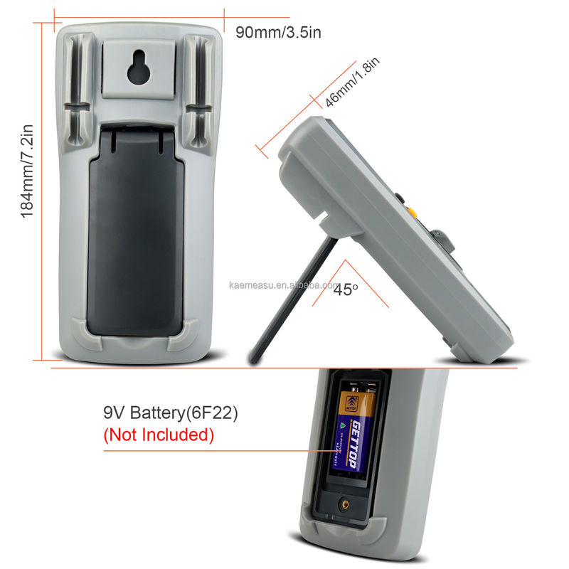 Thợ điện Multi-Tester 6000 Số lượng Analogic Multimeter T-RMS Diode Test Continuity Buzzer Digital Multimeters
