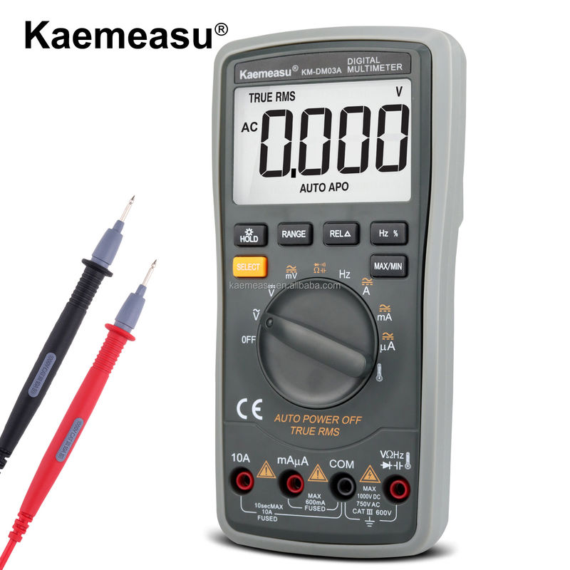 Máy đo điện áp số tự động 1000V True RMS LED Diode Test Multimetro Smart Multimeter