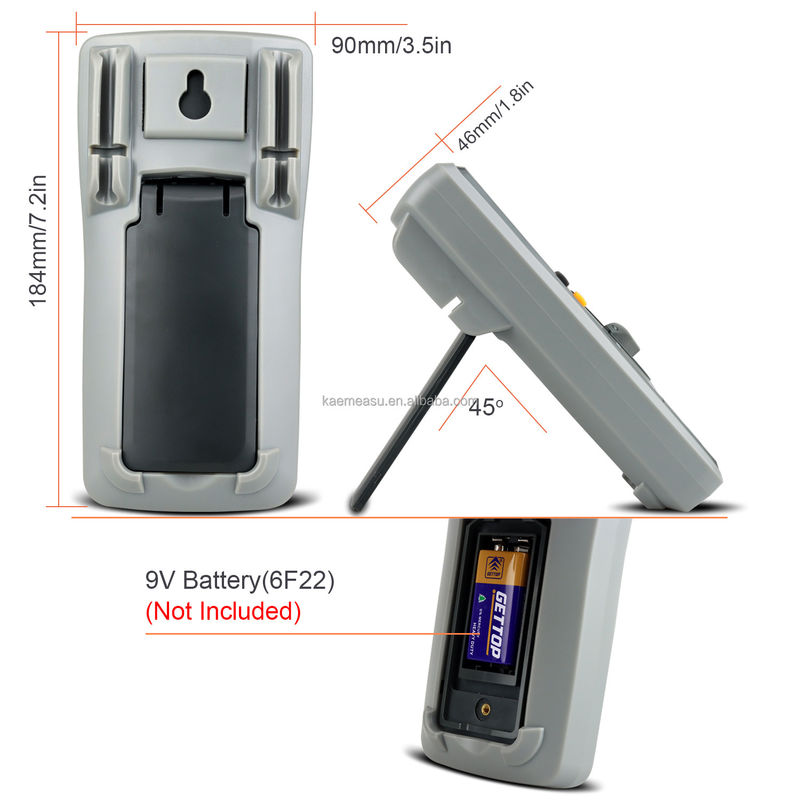 Thợ điện Multi-Tester 6000 Số lượng Analogic Multimeter T-RMS Diode Test Continuity Buzzer Digital Multimeters