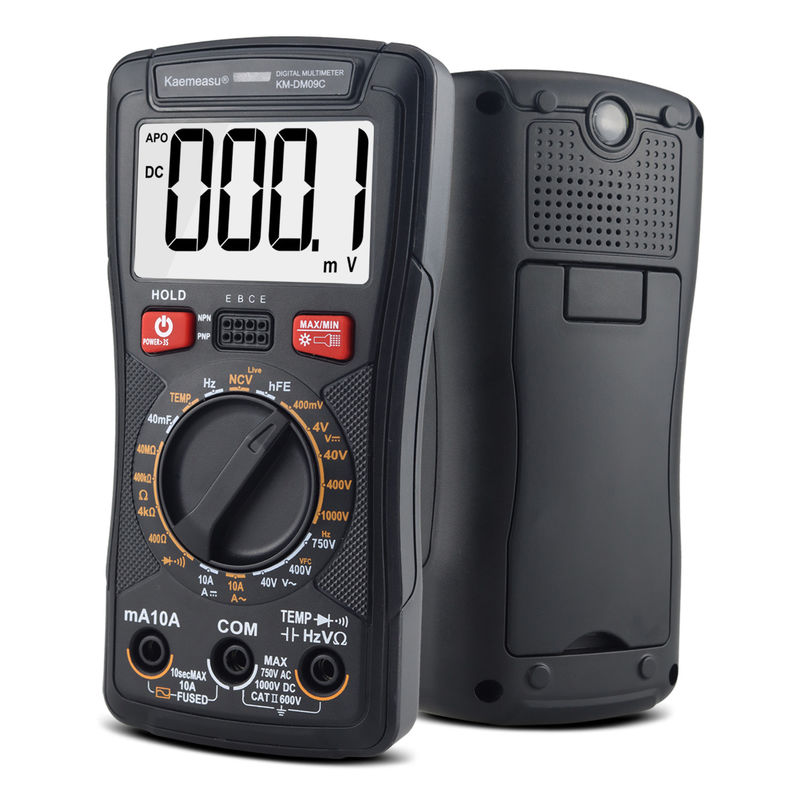 Máy đo đa chức năng kỹ thuật số Mini Multimeter để đo kháng cự và liên tục 200mV-1000V 40-40mF