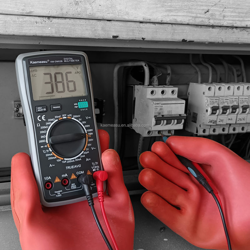 Máy kiểm tra điện áp AC thông minh đa phương để đo phạm vi điện dung 20nF/200nF/2uF/20uF/200uF/2000uF và Max. AC Current 10A