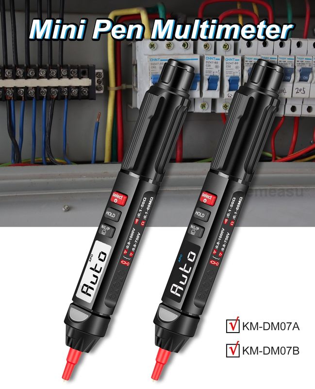 Phong cách phổ biến Mini Pen Digital Multimeter với Live / NCV / Sequence Non Contact Voltage Detection Multimeter Tester