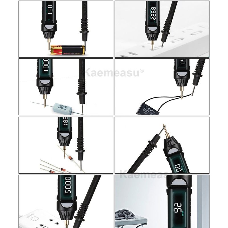Phong cách phổ biến Mini Pen Digital Multimeter với Live / NCV / Sequence Non Contact Voltage Detection Multimeter Tester