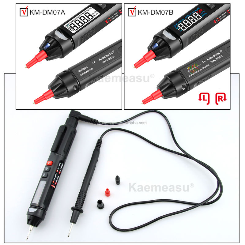 Kaemeasu Mini Pen Digital Multimeter NCV Dòng không tiếp xúc phát hiện điện áp Multimeter Tester Pen Meter