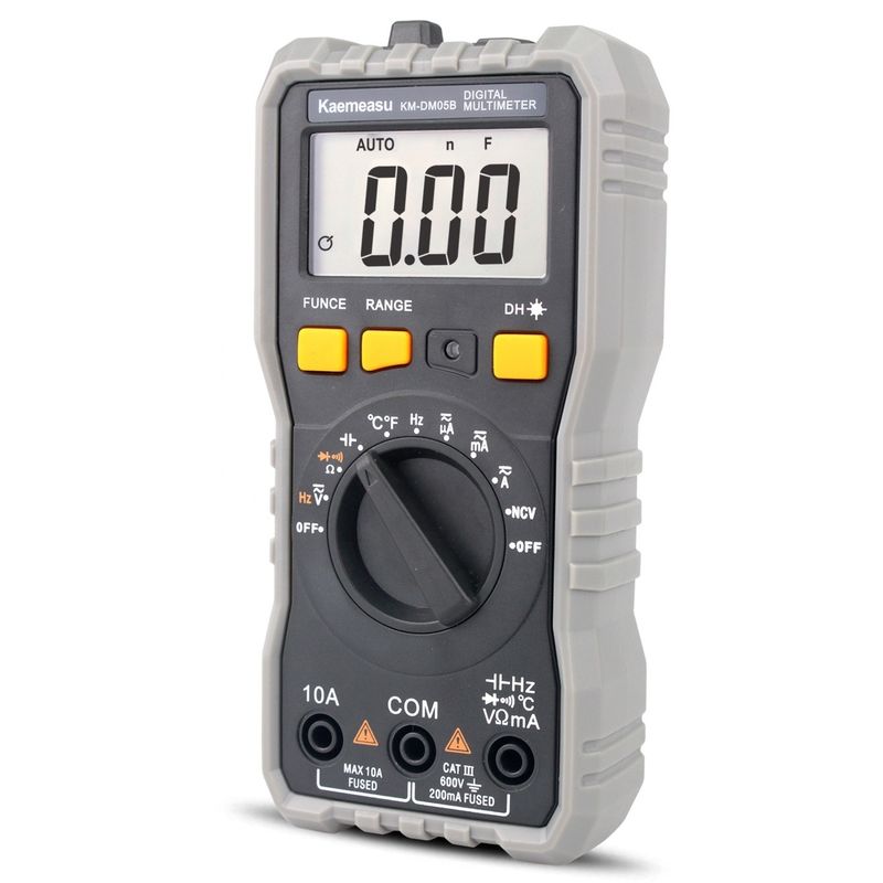 Mini Digital Multimeter DC / AC Voltage Ammeter Hiện tại Ohm Nhiệt độ T-rms Chiết xuất điện kỹ thuật số chính xác cao