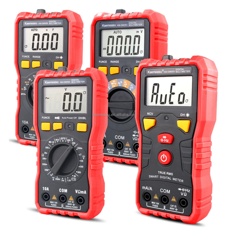 Multi-function Pocket Digital Multimeter Điện sĩ Universal Meter Độ chính xác cao DC / AC NCV True RMS Multimeter Tester