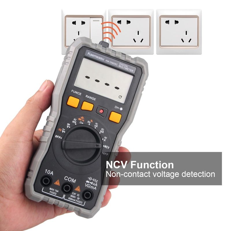 Multi-function Pocket Digital Multimeter Điện sĩ Universal Meter Độ chính xác cao DC / AC NCV True RMS Multimeter Tester