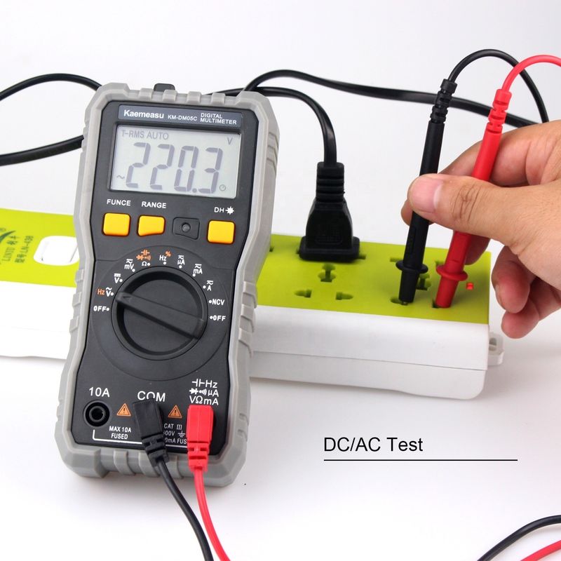 Multi-function Pocket Digital Multimeter Điện sĩ Universal Meter Độ chính xác cao DC / AC NCV True RMS Multimeter Tester