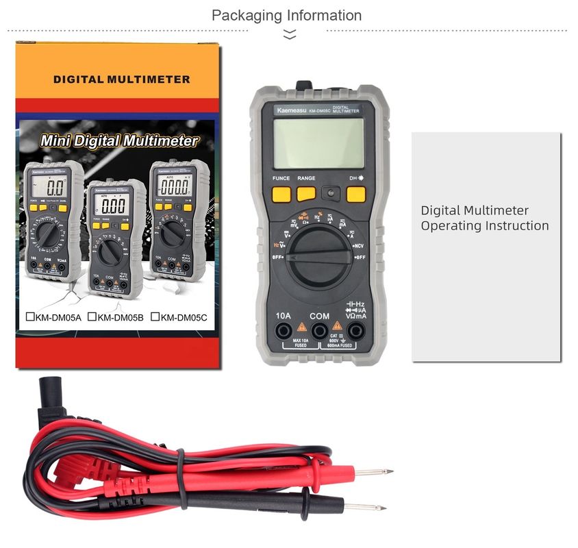 OEM ODM Dòng sản phẩm tự động 6000 đếm Smart Multitester Thiết bị phòng thí nghiệm Điện số đa số