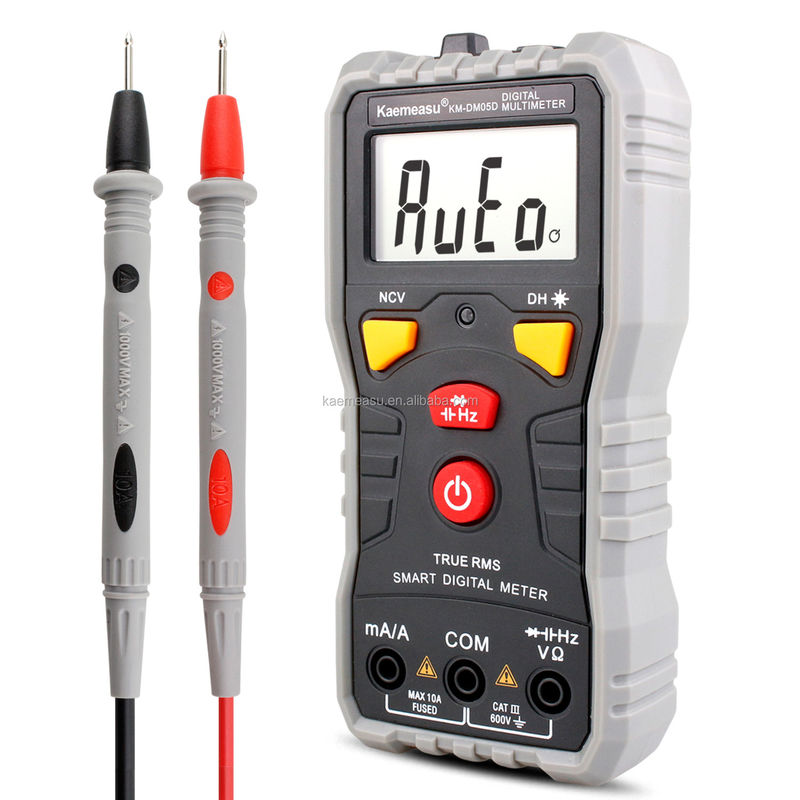 Kaemeasu Đèn đa số kỹ thuật số thông minh di động DC AC Auto Range Digital Multimeter Live Naught Wire Line Test Digital Multimeter