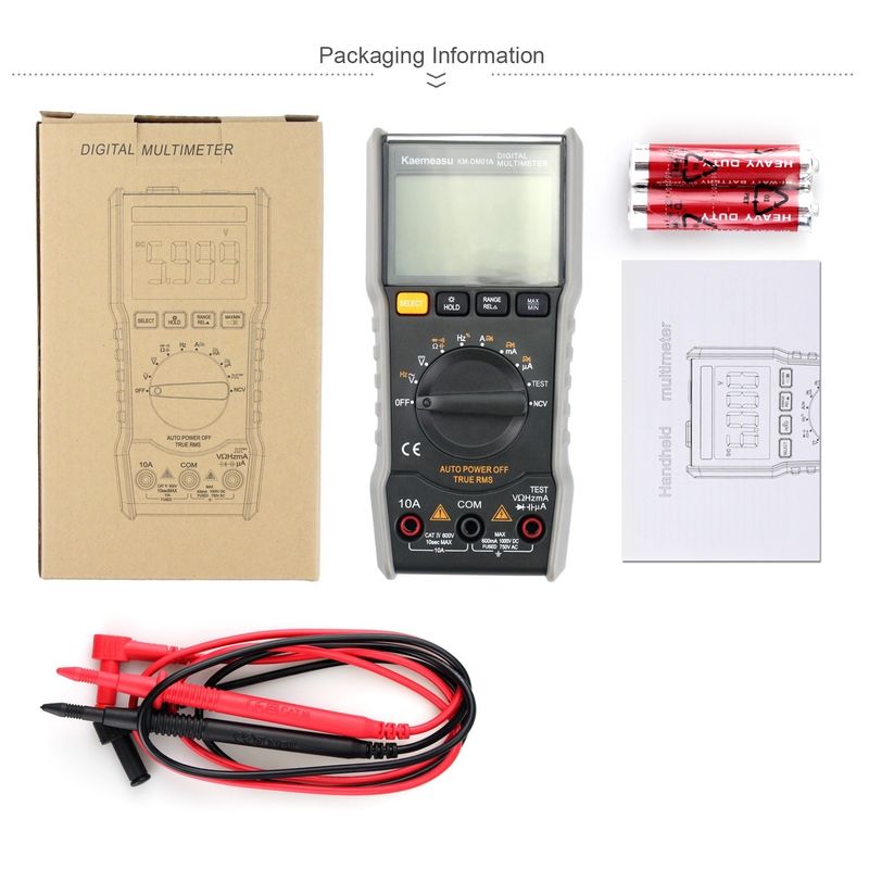 Mini NCV di động True RMS Live Wire/Nothing wire đo phạm vi tự động Pocket Digital Multimeters