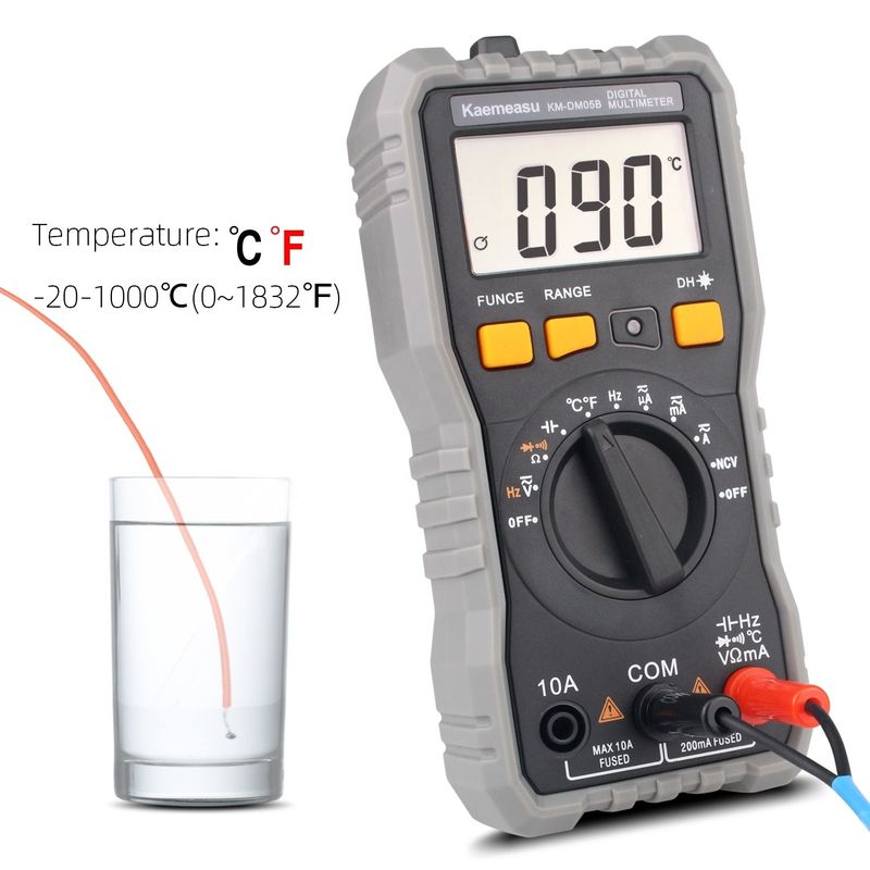 Auto Range Lcd Display điện Multi Tester T-rms NCV Xe đo Bench Digital Multimeters với thăm dò