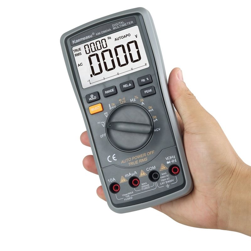 ABS Electric Parts 04A OEM ODM Auto range Smart Multitester thiết bị phòng thí nghiệm DC/AC 20000 Count Digital Multimeters