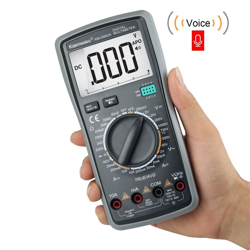 Intelligent Voice Multitester Auto Range Multifunction Phòng thí nghiệm thiết bị kháng cự Thử nghiệm số đa số