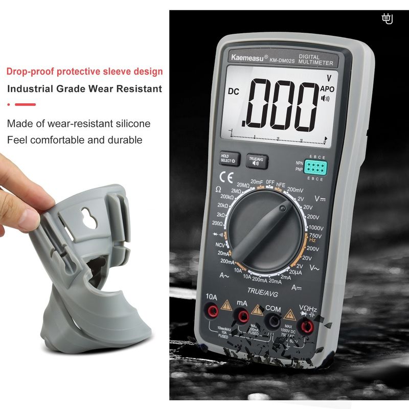 Intelligent Voice Multitester Auto Range Multifunction Phòng thí nghiệm thiết bị kháng cự Thử nghiệm số đa số