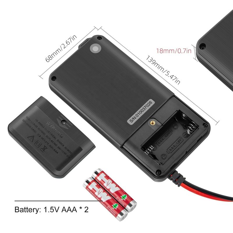 Công cụ sửa chữa điện tử túi Kaemeasu Mini Touch Digital Multimeter 6000 đếm màu màn hình lớn Mini Touch Digital Multimeter