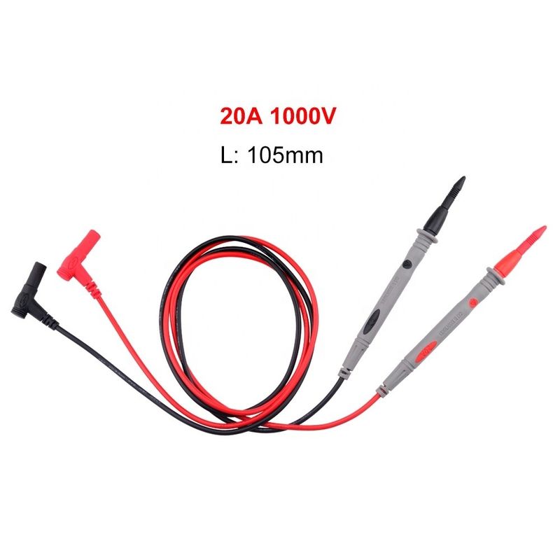 Máy thăm dò đa số dẫn Banana Plug Máy thăm dò đa số kỹ thuật số Máy thăm dò điện 20A 1000V Cáp thiết bị