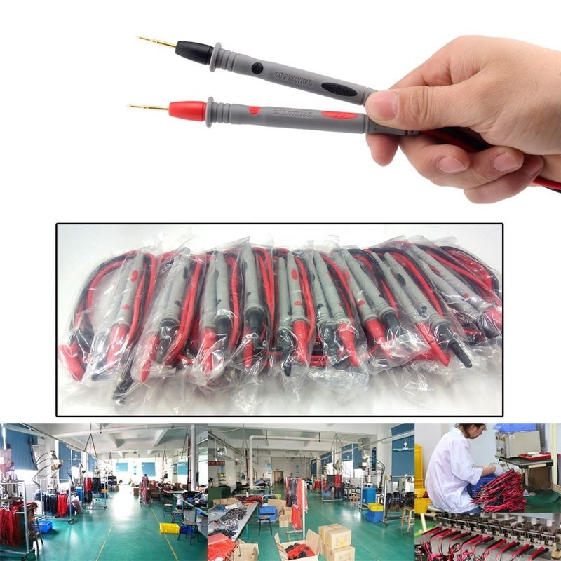 Máy thăm dò đa số dẫn Banana Plug Máy thăm dò đa số kỹ thuật số Máy thăm dò điện 20A 1000V Cáp thiết bị