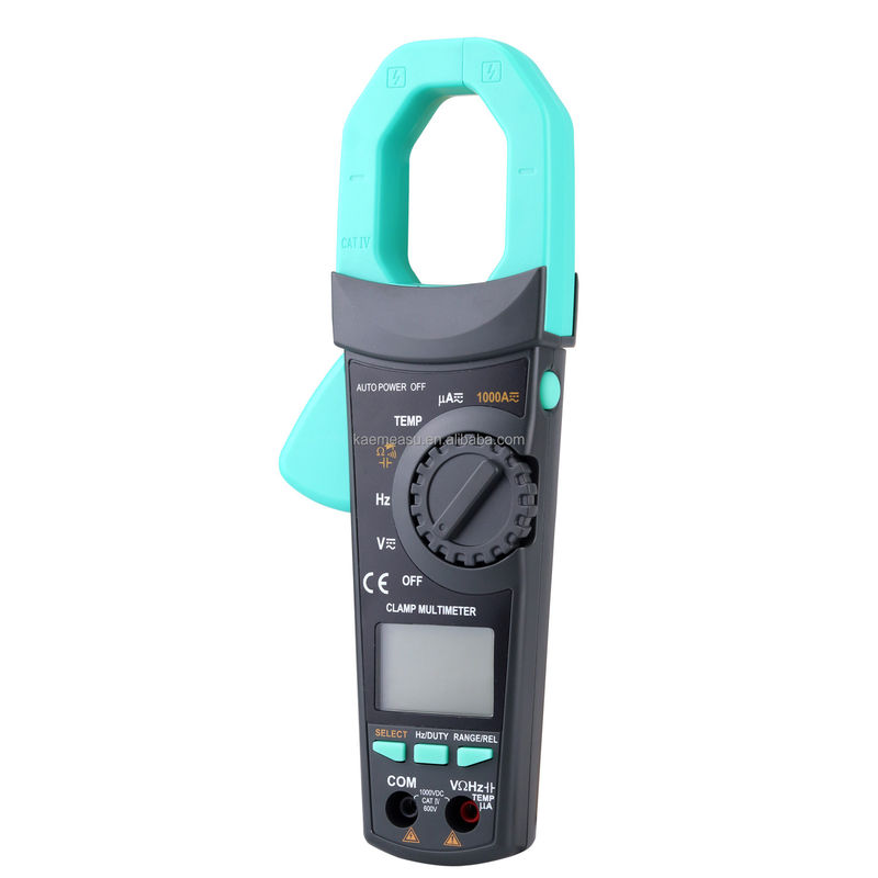 Big Clamp Multimeter T-RMS AC DC 1000V 1000A Diode Test Continuity Buzzer Digital Clamp Meter